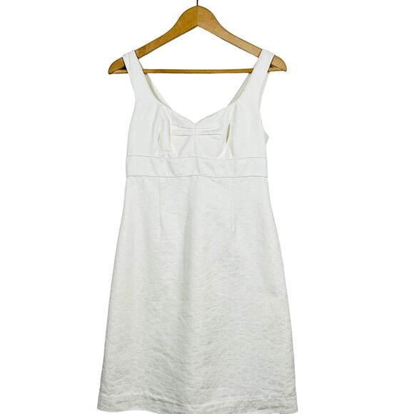 Lilly Pulitzer Embossed Daisy Halter Dress Mini White Casual Spring - 2 - Picture 1 of 7